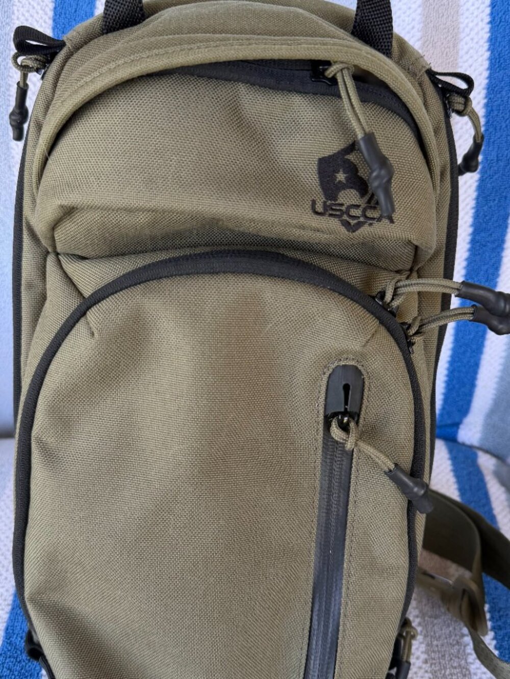 Viktos Upscale 3 Sling Bag - Olive Green with Black trim: USCCA!